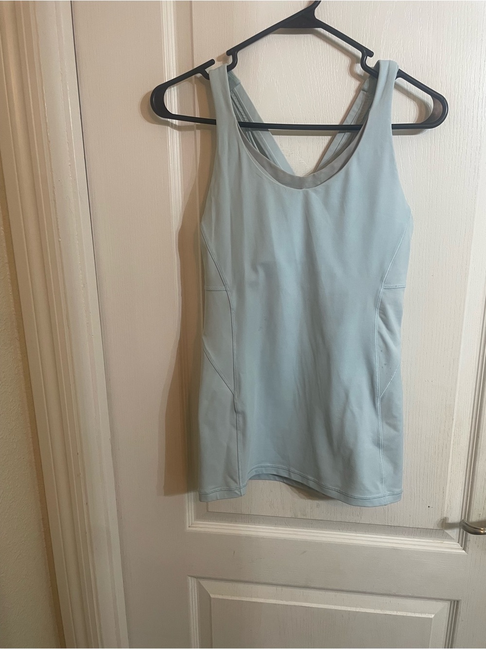 lululemon athletica Light Blue Scoop-Neck Athletic Tank size 8